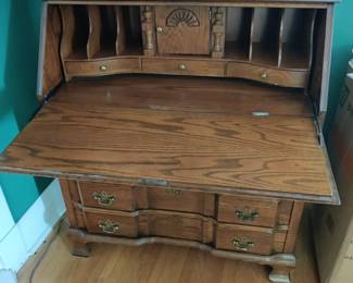 Antique chipndale style desk 