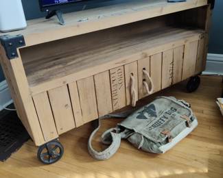 Rustic TV stand