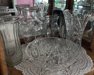 Vintage glassware