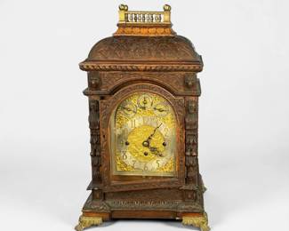 English Triple Fussee Bracket Clock (AS IS)