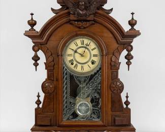 Antique Gilbert "Psyche" Parlor Mantel Clock