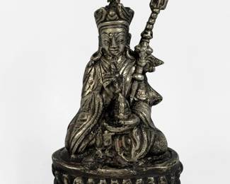Antique Tibetan Silver Padmasambhava