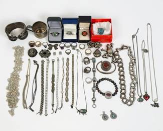 Group of Sterling Jewelry