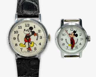 (2) Mickey Mouse Watches