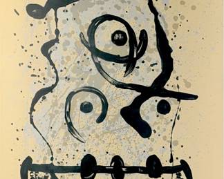 Joan Miro "Le Polyglotte" Colored Lithograph