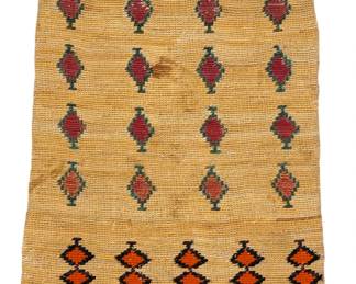 Antique Nez Perce Native American Cornhusk Bag