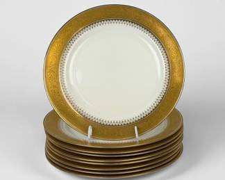 (9) Royal Doulton For Tiffany & Co Porcelain Dessert Plates