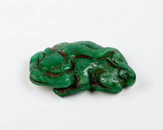 Vintage Chinese Jadeite Pixiu Carving