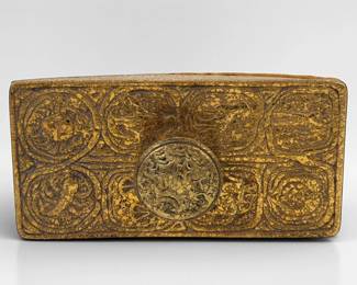 Tiffany Zodiac Bronze Rocker Blotter