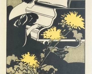 Ethel Reed 'Miss Traumerei' Art Nouveau Poster