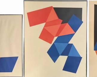 Jack Sonenberg "Dimensions" Triptych