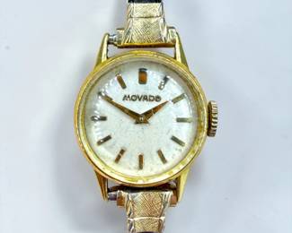 18K Movado Ladies Watch