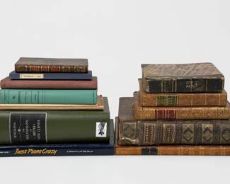 Large Group of Antique Books