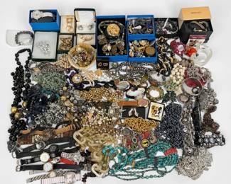 Large Group of Costume Jewelry