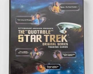 The Quotable Star Trek Trading Cards Set