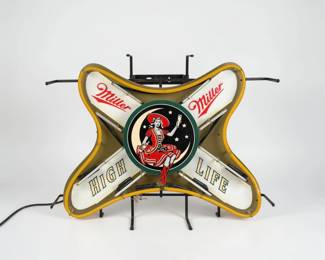 Vintage Miller High Life Neon Sign