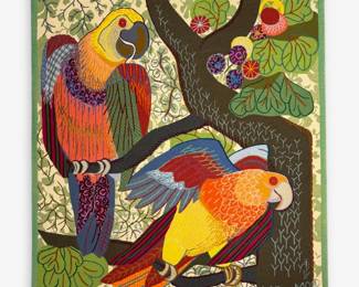 Martha Mood Parrot Tapestry
