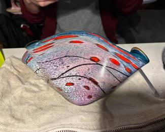 Mid century Art Glass Bowl