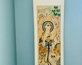 Cotton Paper Scroll Art