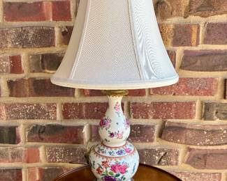 Small Floral Vintage Lamp