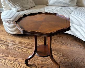 Vintage wood occasional table 