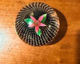 Glass Art paperweight
