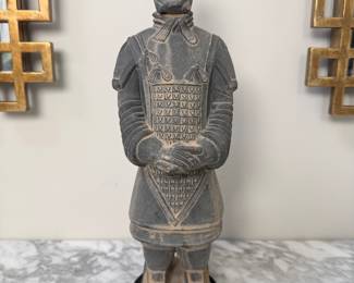Vintage 14" Qin Dynasty Chinese Terracotta Army General Warrior