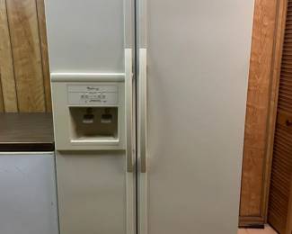 Vintage Whirlpool Gold SidebySide Fridge