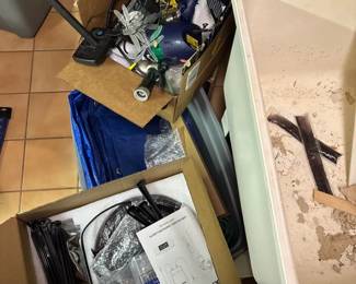 Tarps, Low Voltage Wiring, Lights