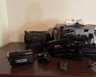 Vintage JVC, Minolta Movie, Nikon CoolPix