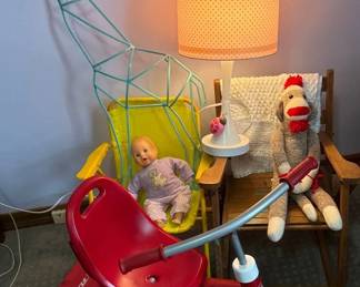 Childrens Furniture and Radio Flyer Tricycle