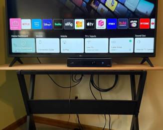 LG 50 TV, Arris DVR and Table