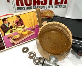 Retro Vintage Electric Tray by Cornwall, Grinder, And More