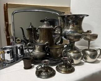 Pewter, Silver Plated and Stainless