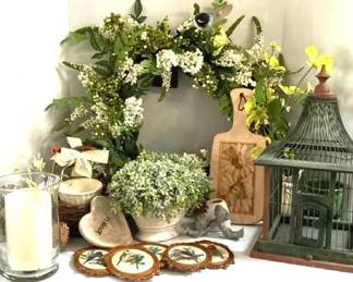 Springtime Floral, Birds, Baskets, More