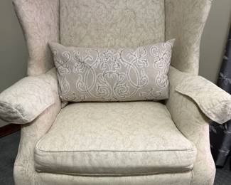Broyhill Skirt Wingback Chair
