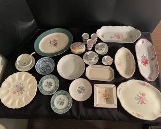 Vintage Assorted Floral China Pieces