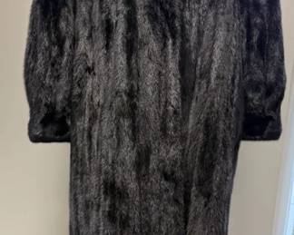 Full Length Black Mink Coat