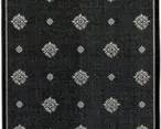New Ballard Designs Indoor Outdoor 8x11 Rug, IvoryBlack