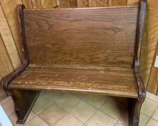 Church Wooden Bench