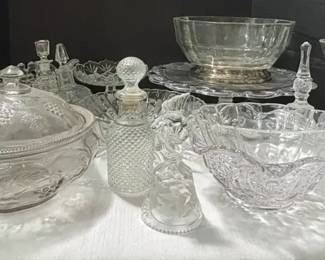 Cut Glass Serving Pieces