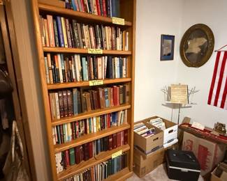 Lots of novels, Christian Nonfiction, vintage book sets, year books & music books