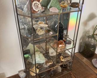 mirror display shelf