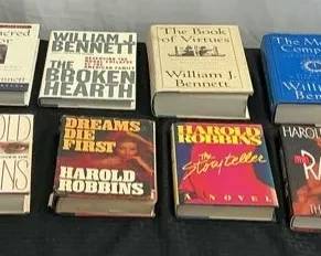 William Bennett Harold Robbins Books