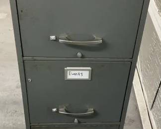 Dark Gray Filing Cabinet