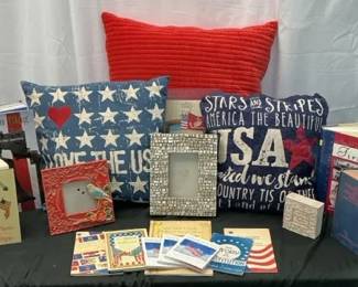 USA Pillows, Frames, Books