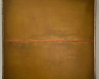 Abstract oil on canvas