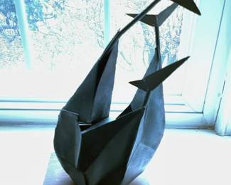 Welded iron sculpture