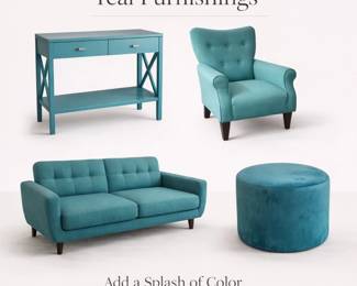 Teal elegance for modern living