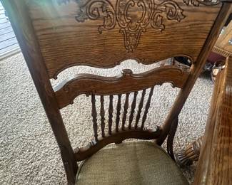 $25 ea. Antique Dining Chairs (4 available)